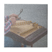 GEHÄMMERTER DULCIMER FLIESE (Vorderseite)