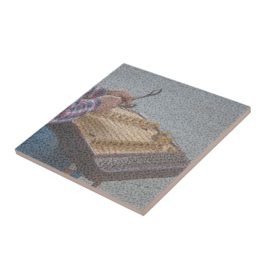 GEHÄMMERTER DULCIMER FLIESE (Seite)