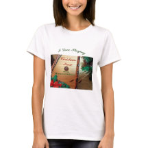 Gehämmertes Dulcimer-Weihnachtst-shirt