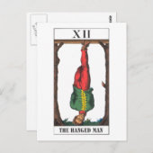 gehängt postkarte (Vorne/Hinten)