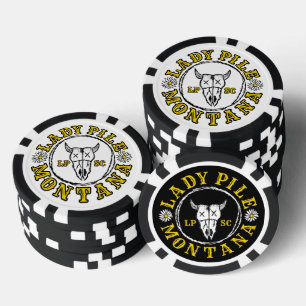 Gehäuft Pokerchips