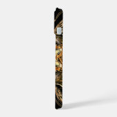 Gehäuse-Abdeckung für Schwarz- und Gold-Handys iPhone 15 Hülle (Linke Seite)