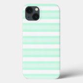 Gehäuse Aqua Stripe Case-Mate iPhone Hülle (Rückseite)
