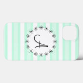 Gehäuse Aqua Stripe "Monogram" iPad Mini Case-Mate iPhone Hülle (Rückseite (Horizontal))