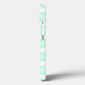 Gehäuse Aqua Stripe "Monogram" iPad Mini Case-Mate iPhone Hülle (Rückseite / Links)