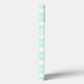 Gehäuse Aqua Stripe "Monogram" iPad Mini Case-Mate iPhone Hülle (Rückseite / Rechts)
