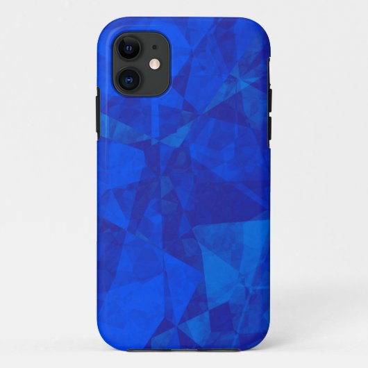 Gehäuse aus blauem Glas Case-Mate iPhone Hülle (Rückseite)