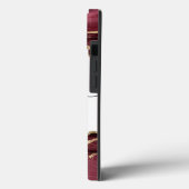 Gehäuse aus bordeauxfarbenem Glitzer Case-Mate iPh iPhone Hülle (Rückseite / Links)