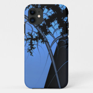 Gehäuse aus Leder und Silber iPhone 11 Hülle