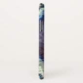 Gehäuse aus Mineralsteinen, blau und weiß Case-Mate iPhone Hülle (Hinten/Rechts)