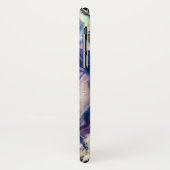 Gehäuse aus Mineralsteinen, blau und weiß Case-Mate iPhone Hülle (Hinten/Links)