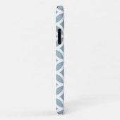 Gehäuse Blue Geometric Muster iPhone, Plus und Pro Case-Mate iPhone Hülle (Hinten/Rechts)