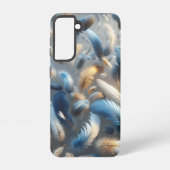 Gehäuse-Design mit Floating Feather Collection Samsung Galaxy Hülle (Rückseite)
