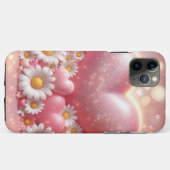 Gehäuse-Design mit rosa Blume und Herz Case-Mate iPhone Hülle (Rückseite (Horizontal))