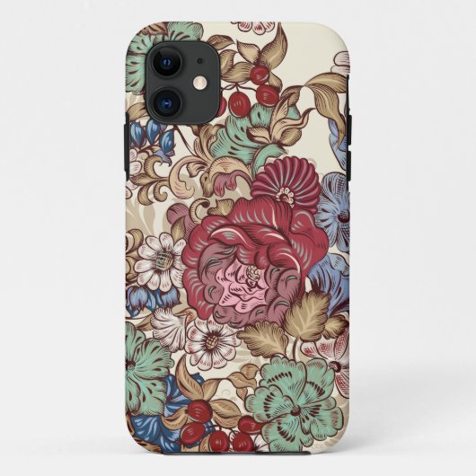 Gehäuse für Blumenmuster Case-Mate iPhone Hülle (Rückseite)