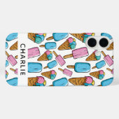 Gehäuse für das Ice Cream Pattern individuelle Nam Case-Mate iPhone Hülle (Rückseite (Horizontal))