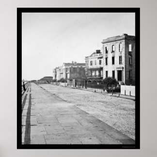 Gehäuse für den Akku in Charleston, SC 1865 Poster