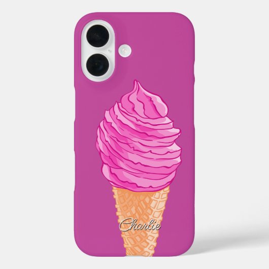 Gehäuse für den Eiscreme-individuelle Name Case-Mate iPhone Hülle (Rückseite)