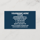 Gehäuse für elektrische AN-Sicherung Visitenkarte (Rückseite)