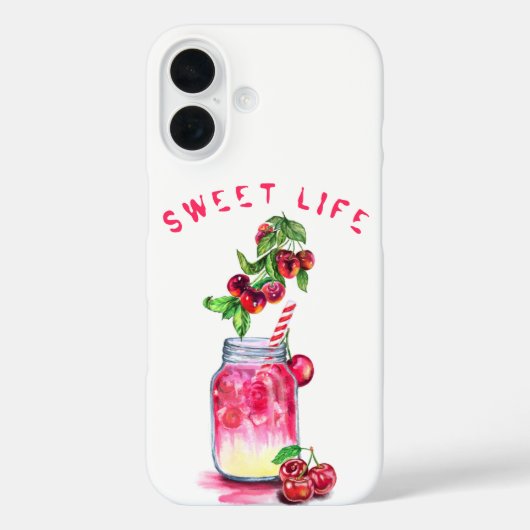 Gehäuse für frisches Cherry Drink - Benutzerdefini Case-Mate iPhone Hülle (Rückseite)