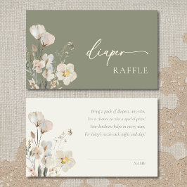 Gehäuse für grüne Wildblume Begleitkarte