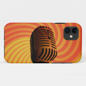 Gehäuse für iPhone-Retro-Mikrofon Case-Mate iPhone Hülle (Rückseite (Horizontal))
