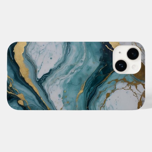 Gehäuse für Marmordesign Case-Mate iPhone Hülle (Rückseite (Horizontal))