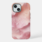 Gehäuse für Minimalistische Rose Petal Texture iPh iPhone 15 Hülle (Rückseite)