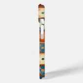 Gehäuse für Retro-Blume-Fliesenmuster Case-Mate iPhone Hülle (Rückseite / Links)