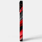 Gehäuse für rote und schwarze 3D-Gradient-Handy-Ba Case-Mate iPhone Hülle (Rückseite / Links)