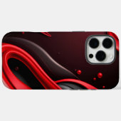 Gehäuse für rote und schwarze 3D-Gradient-Handy-Ba Case-Mate iPhone Hülle (Rückseite (Horizontal))
