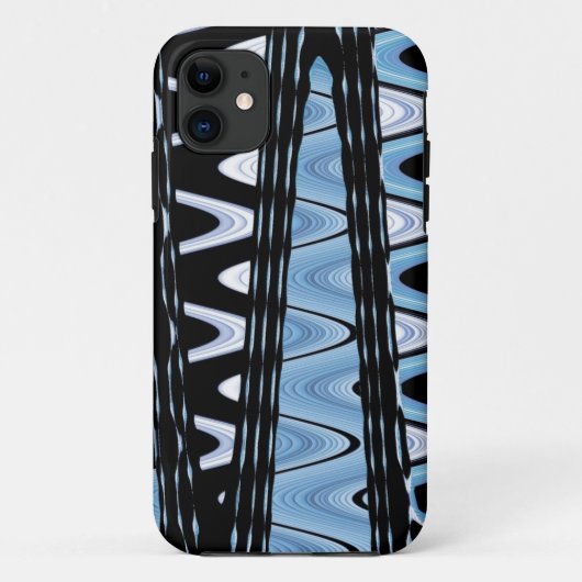 Gehäuse für Schwarz und Blau Case-Mate iPhone Hülle (Rückseite)