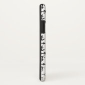 Gehäuse für schwarz-weiße Mobiltelefone Case-Mate iPhone Hülle (Hinten/Rechts)