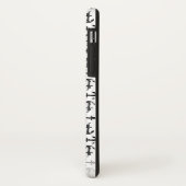 Gehäuse für schwarz-weiße Mobiltelefone Case-Mate iPhone Hülle (Hinten/Links)