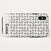 Gehäuse für schwarz-weiße Mobiltelefone Case-Mate iPhone Hülle (Rückseite (Horizontal))