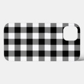 Gehäuse für schwarz-weißes Gingham-Muster Case-Mate iPhone Hülle (Rückseite (Horizontal))