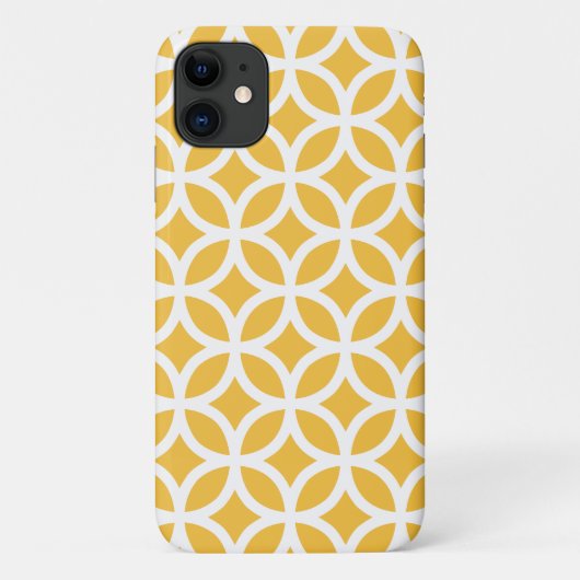 Gehäuse Geometric Solar Yellow iPhone, Plus und Pr Case-Mate iPhone Hülle (Rückseite)