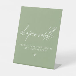 Gehäuse Grüne Minimalistische Duschdusche Windelwa Sockelschild