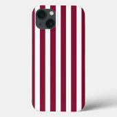 Gehäuse-Mate-iPhone aus Burgund und weißen Süßigke Case-Mate iPhone Hülle (Rückseite)