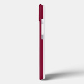 Gehäuse-Mate-iPhone aus Burgund und weißen Süßigke Case-Mate iPhone Hülle (Rückseite / Links)