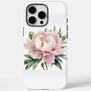 Gehäuse mit Aquarelldruck aus rosafarbenem Pinien iPhone 16 Pro Max Hülle