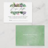 Gehäuse mit geometrischer Babydusche Begleitkarte (Vorne/Hinten)