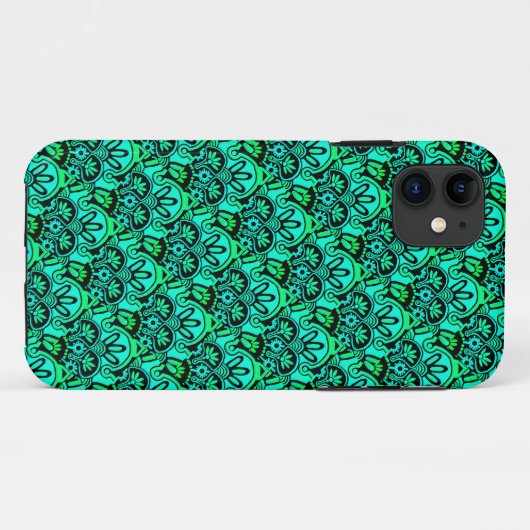 Gehäuse mit grünem und schwarzem iPhone Case-Mate iPhone Hülle (Rückseite (Horizontal))