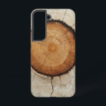 Gehäuse mit Holzkern Samsung Galaxy Hülle<br><div class="desc">Ein kreisförmiger Baumquerschnitt schafft ein natürliches,  geerdetes Design,  das sich perfekt für Naturliebhaber und rustikale Ästhetik eignet.</div>