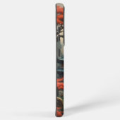 Gehäuse mit japanischem Haus und Wasserfall Samsung Galaxy Hülle (Rechte Seite)