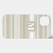 Gehäuse mit Sandsteinstreifen Monogramm Case-Mate  Case-Mate iPhone Hülle (Rückseite (Horizontal))