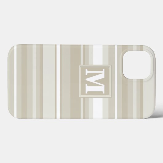 Gehäuse mit Sandsteinstreifen Monogramm Case-Mate  Case-Mate iPhone Hülle (Rückseite (Horizontal))