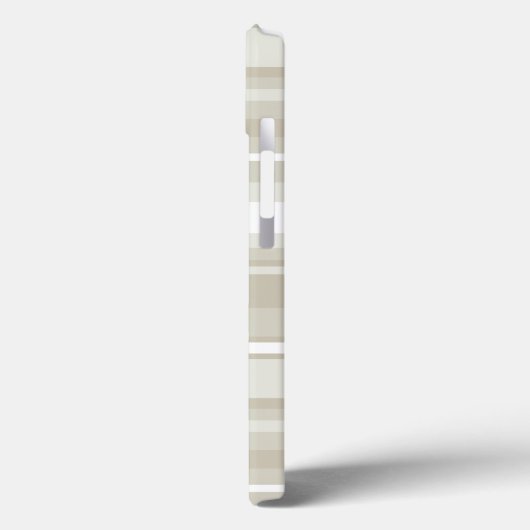 Gehäuse mit Sandsteinstreifen Monogramm Case-Mate  Case-Mate iPhone Hülle (Rückseite / Links)