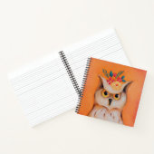 Gehäuse und Blume-Hardcover-Notebook Notizblock (Innenseite)