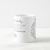 Gehe fröhlich... George Fox Quote Tasse (Mittel)